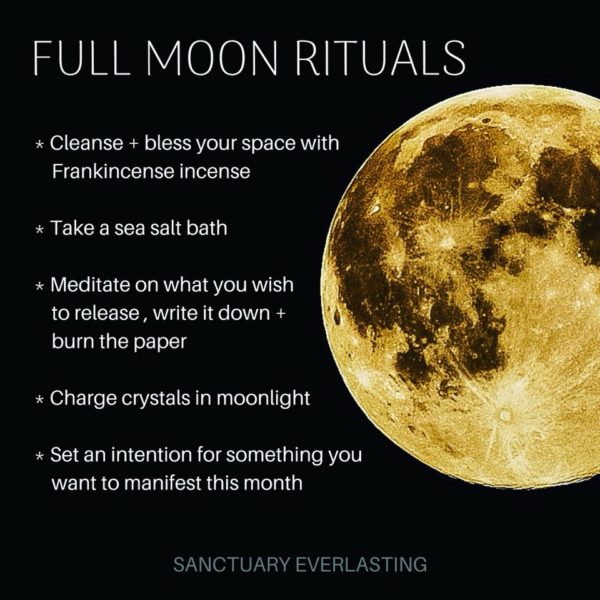 5 Full Moon Rituals Sanctuary Everlasting