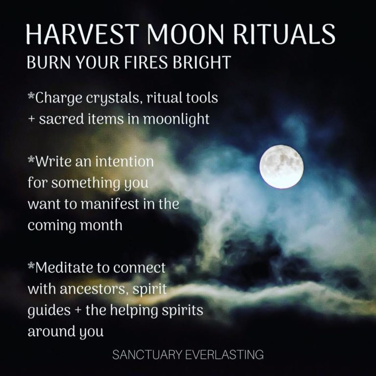 Full Moon Rituals for the Harvest Moon Sanctuary Everlasting