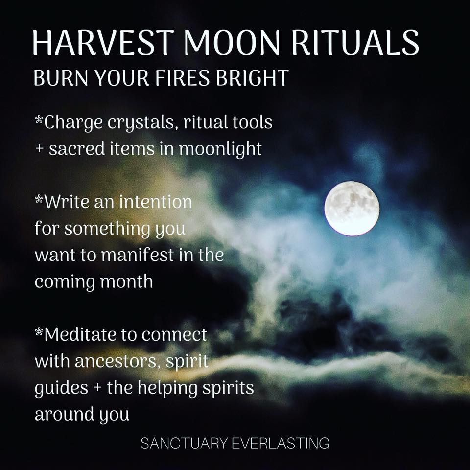 Full Moon Rituals for the Harvest Moon