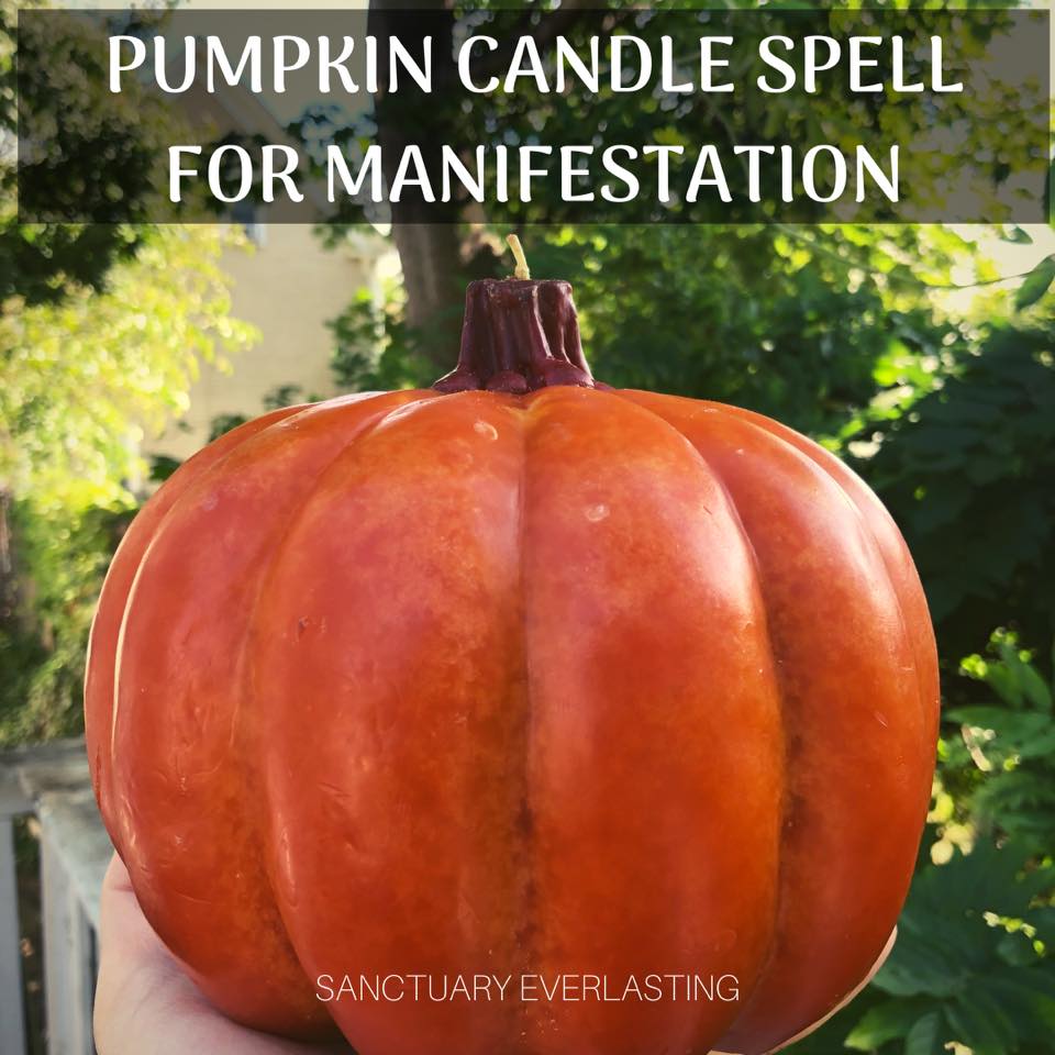 Pumpkin Candle Spell for Manifestation