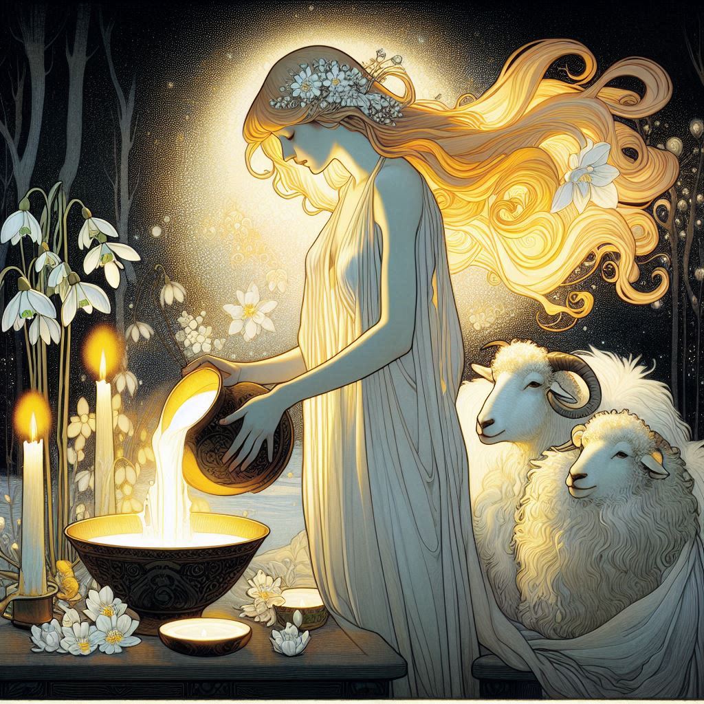 Sacred Elixir The Hidden Meaning of Imbolc Symbols: Snowdrops, Sheep, and Sacred Fire ...