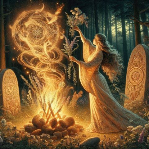 Fantasy Magic Ritual Bonfire Bonfire Traditions: The History, Magic, and Spiritual Meaning of Sacred ...